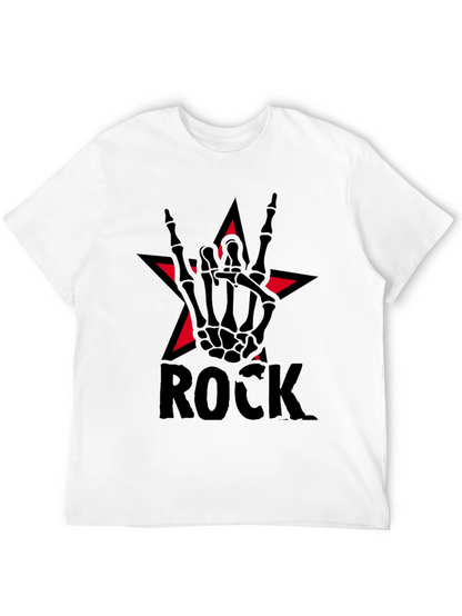 Rock Star Skeleton Hand T-Shirt