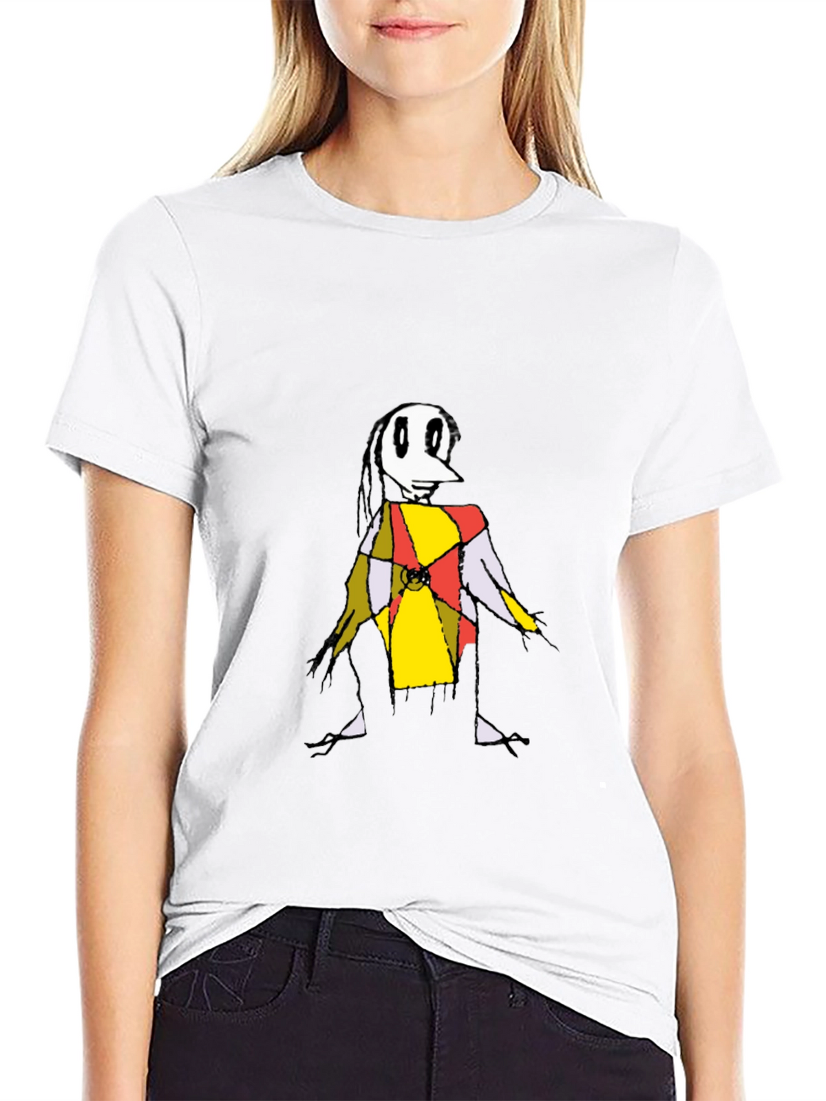Abstract Character Graphic Tee
