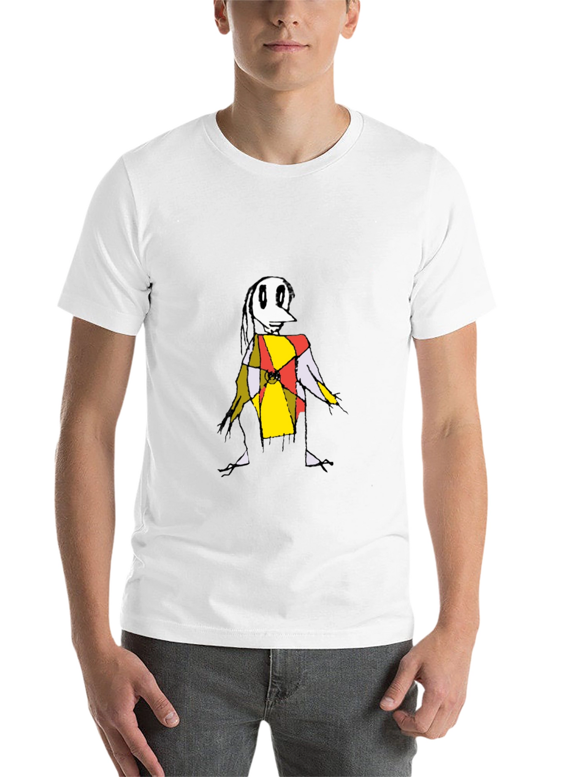Abstract Character Graphic Tee