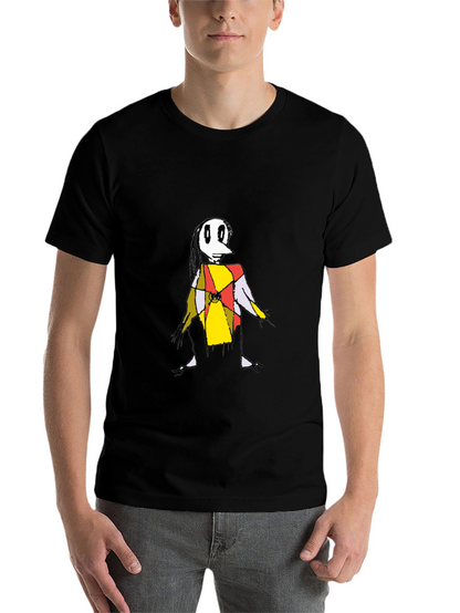 Abstract Character Graphic Tee