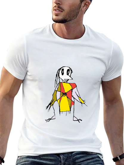 Abstract Character Graphic Tee