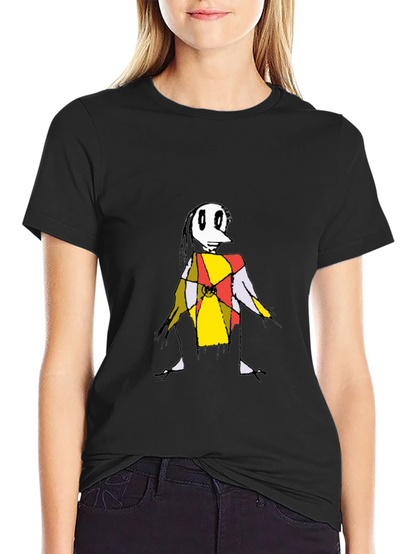 Abstract Character Graphic Tee
