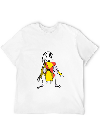 Abstract Character Graphic Tee