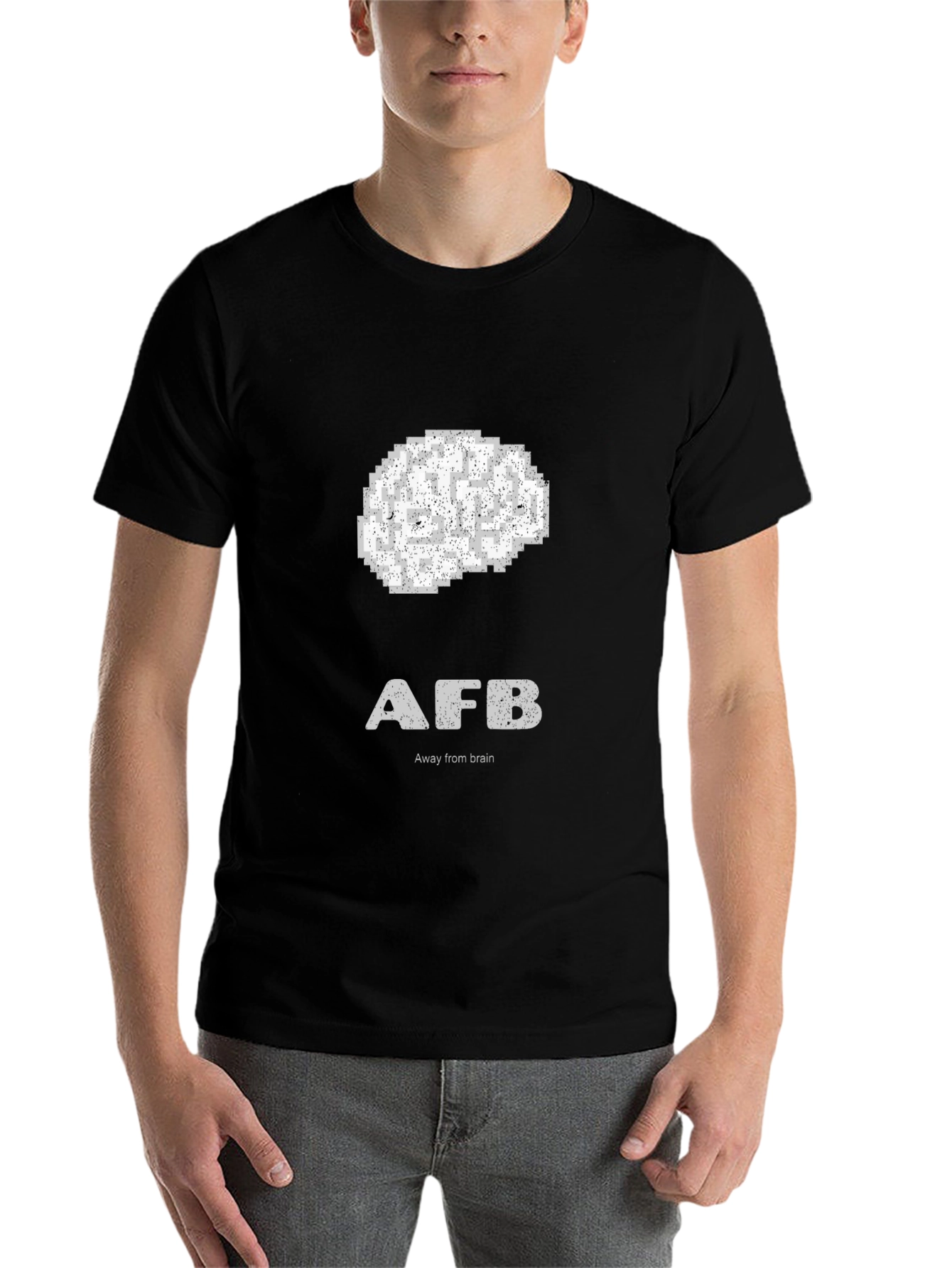 Away From Brain - Funny Graphic Tee