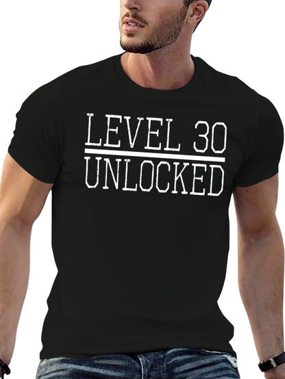 Level 30 Unlocked Graphic Tee - Birthday Gift