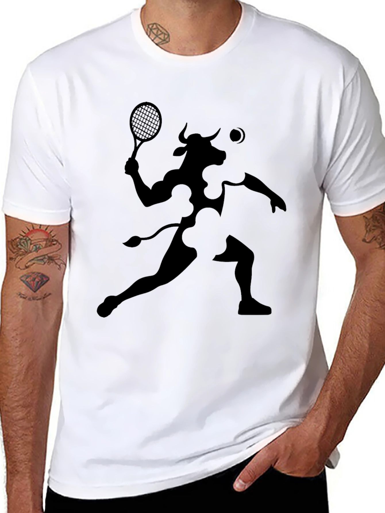 Tennis Bull Black T-Shirt
