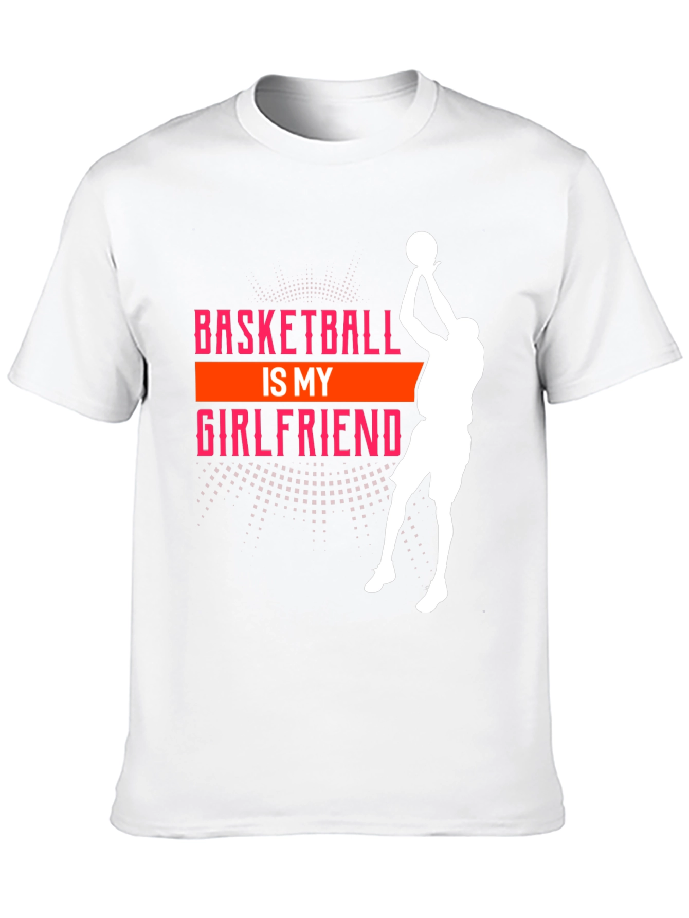 Basketball is My Girlfriend Black Graphic Tee