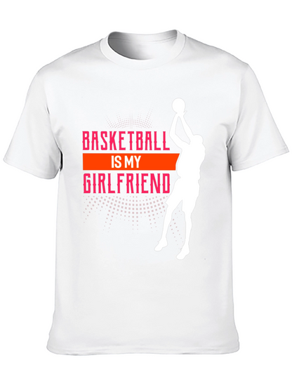 Basketball is My Girlfriend Black Graphic Tee