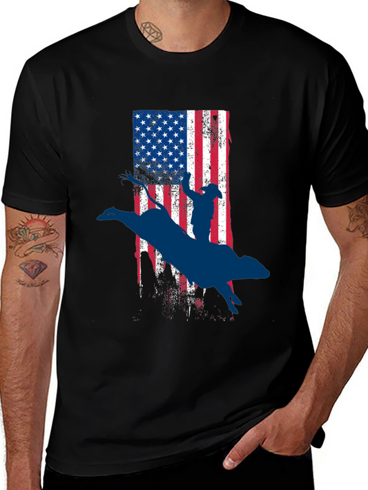American Rodeo Bull Rider Graphic Tee