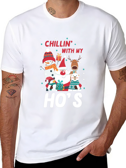 Chillin With My Hos Holiday T-Shirt