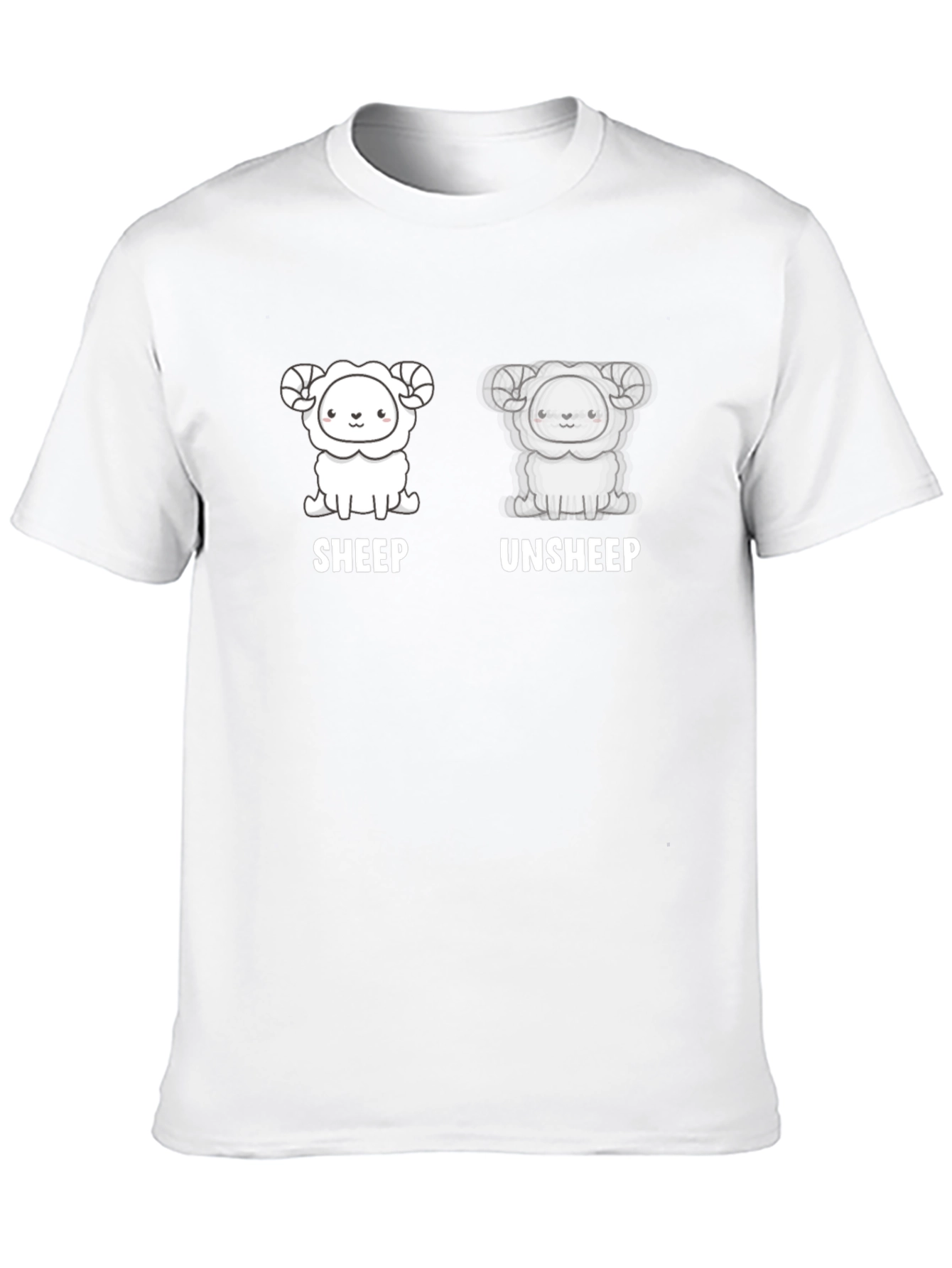 Sheep vs. Unsheep Graphic T-Shirt - Funny Animal Tee