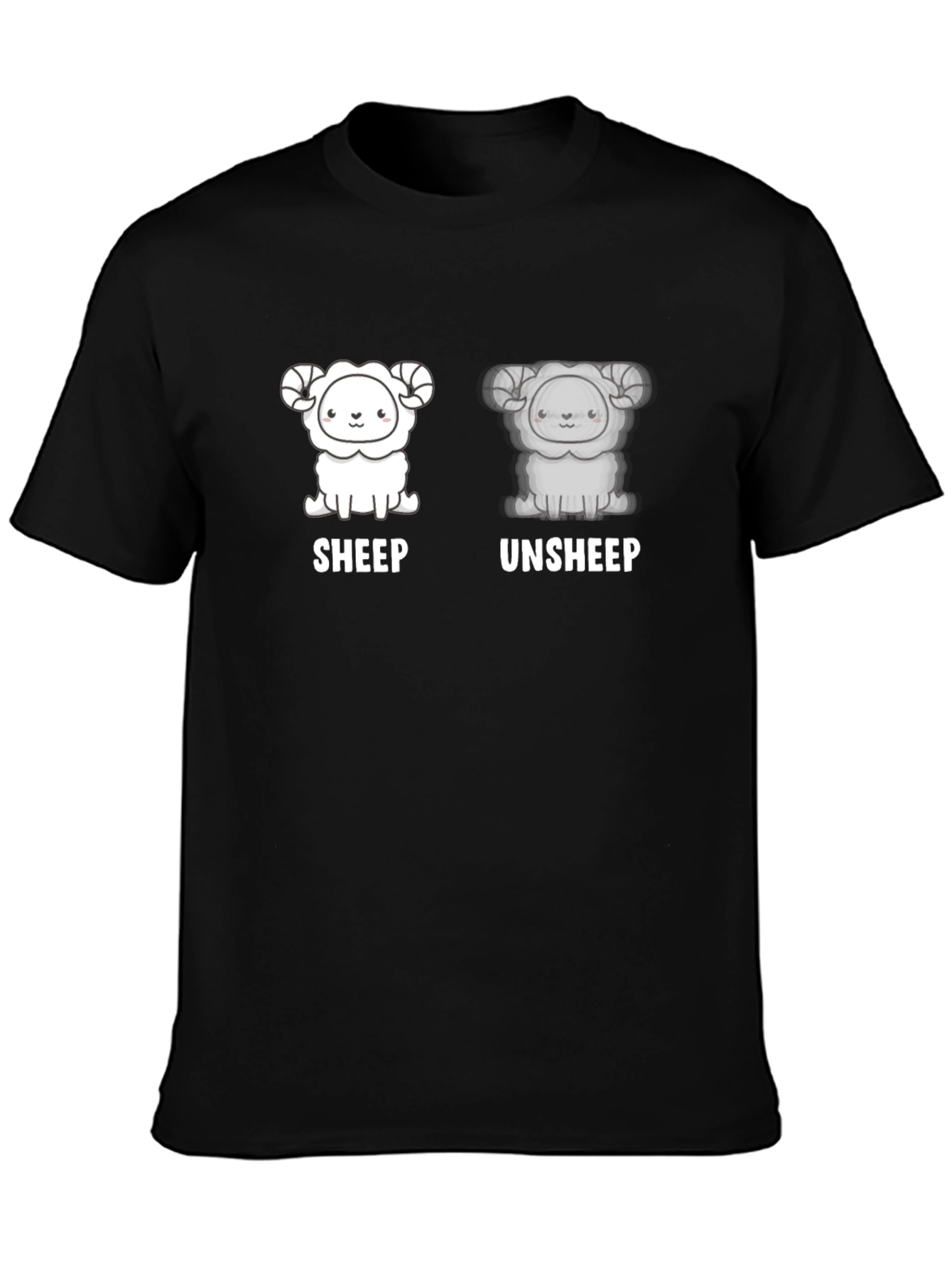 Sheep vs. Unsheep Graphic T-Shirt - Funny Animal Tee