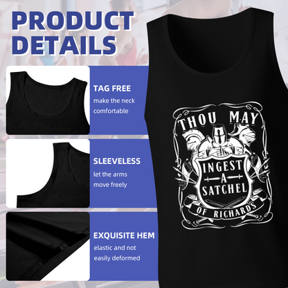 Medieval Knight Funny Meme Vintage Men¡¯s Tank Top