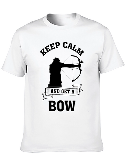 Keep Calm & Get a Bow T-Shirt Archery Design