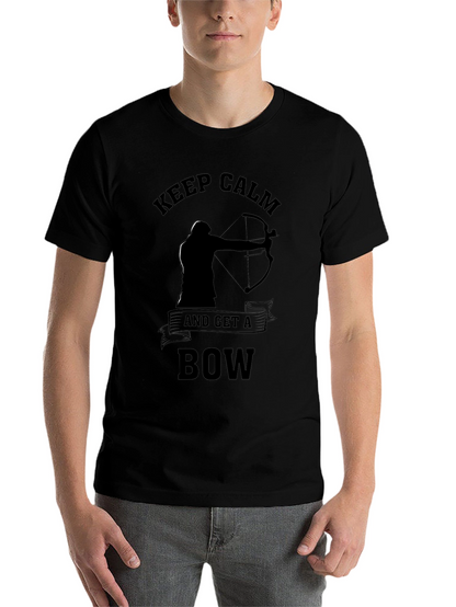 Keep Calm & Get a Bow T-Shirt Archery Design