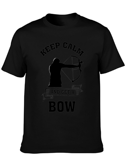 Keep Calm & Get a Bow T-Shirt Archery Design