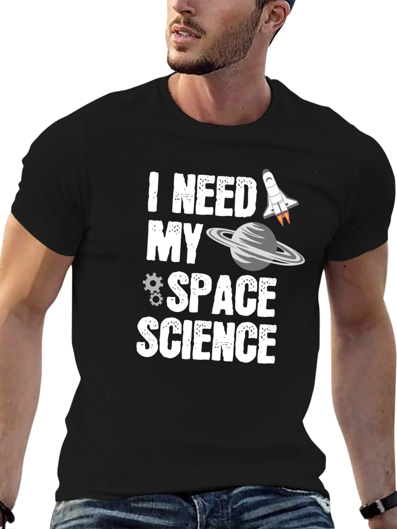 I Need My Space Science Graphic T-Shirt