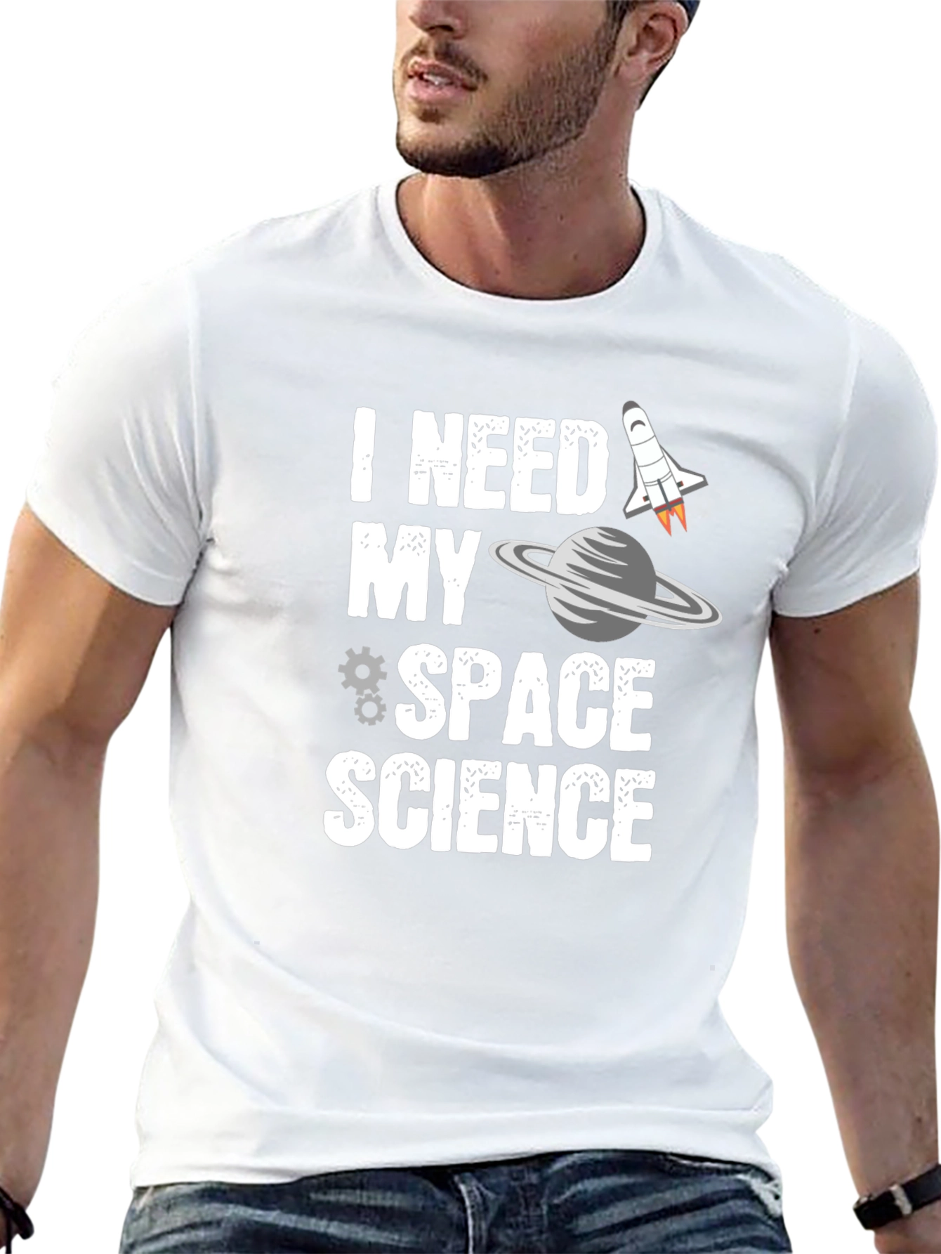 I Need My Space Science Graphic T-Shirt