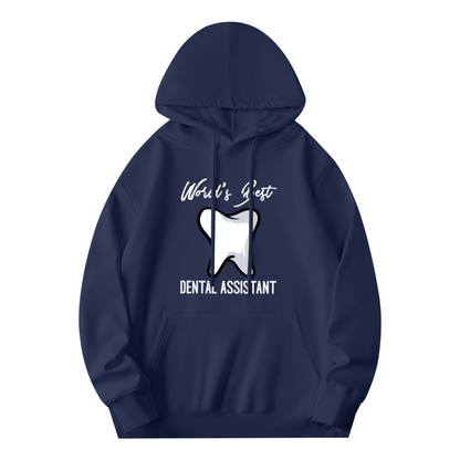 World¡¯s Best Dental Assistant Tooth Graphic Hoodie, Breathable Comfort Daily Wear