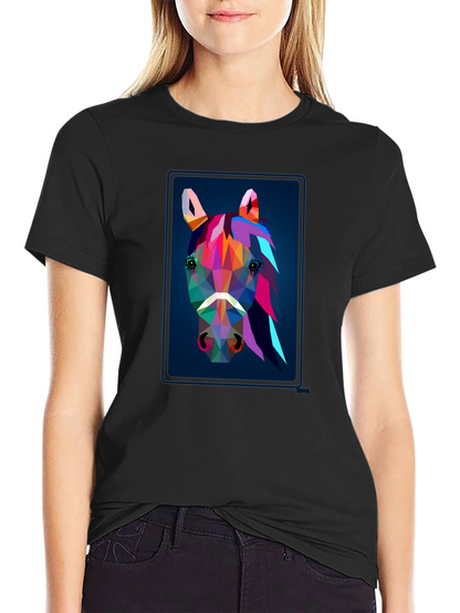 Geometric Horse Graphic Tee