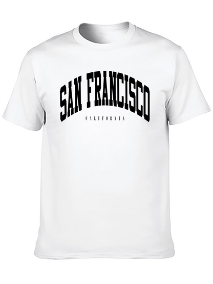 San Francisco California Crew Neck T-Shirt