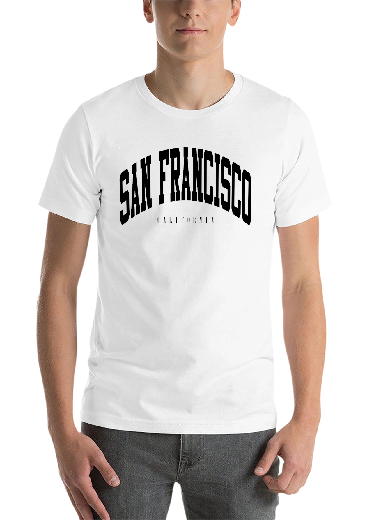 San Francisco California Crew Neck T-Shirt