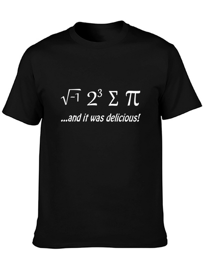 Math Pun T-Shirt - Imaginary Number Ate Sum Pi