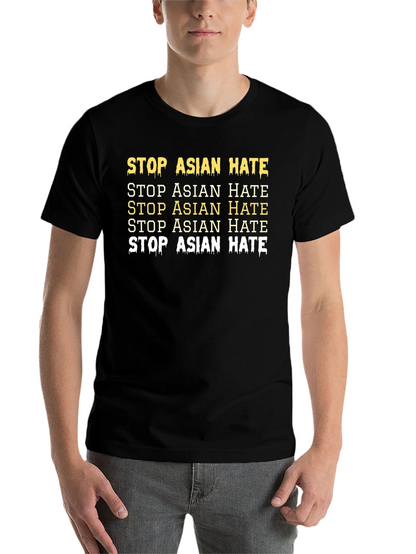 Stop Asian Hate Graphic Tee - Unisex Activism T-Shirt