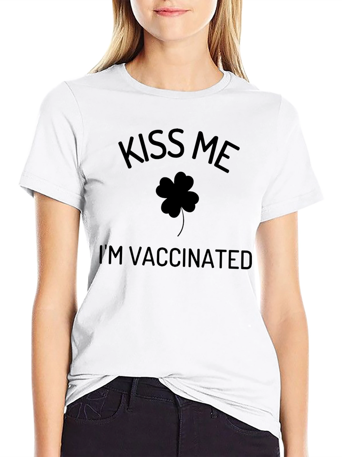 Kiss Me Im Vaccinated St. Patricks Day T-Shirt
