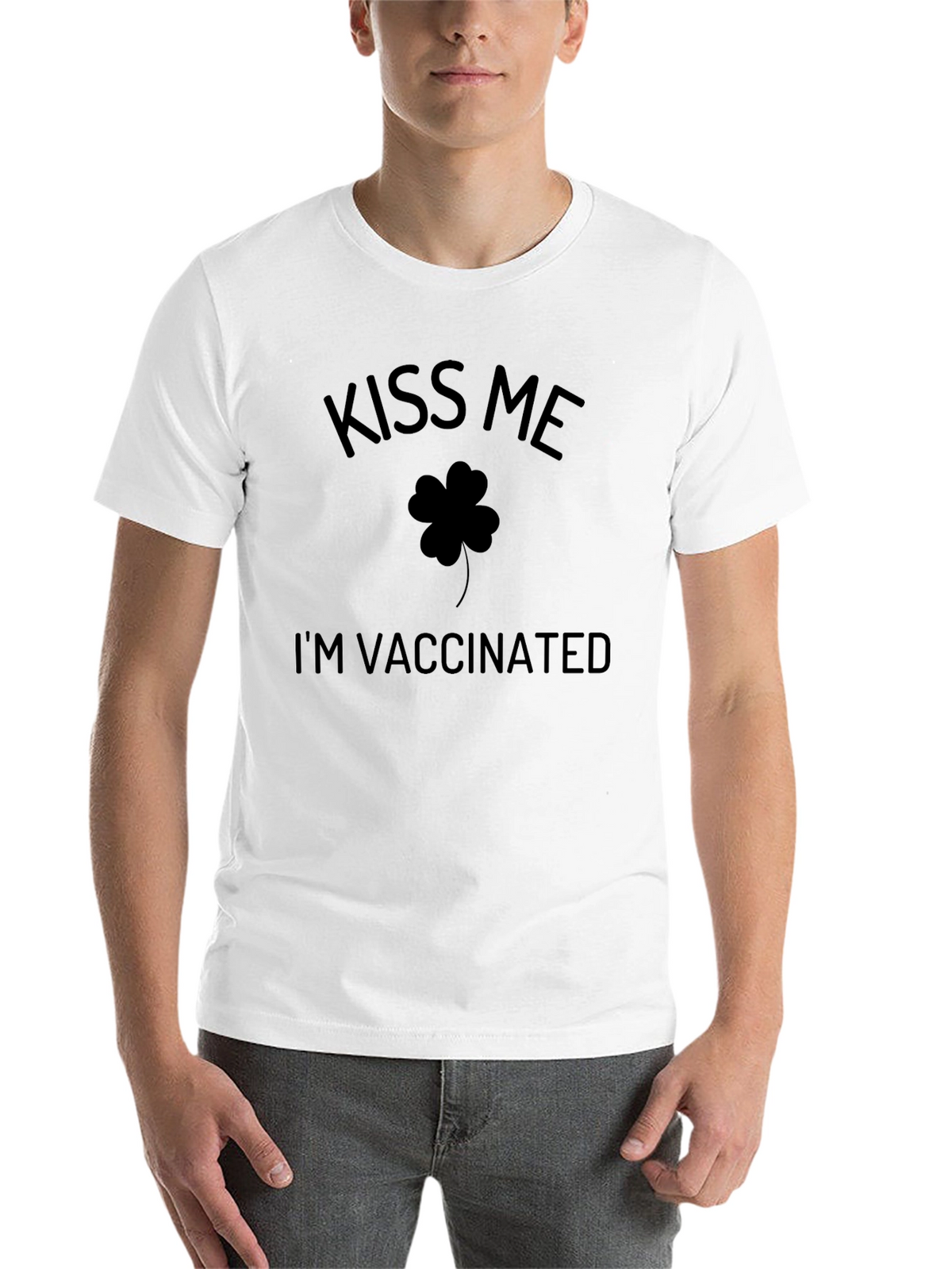 Kiss Me Im Vaccinated St. Patricks Day T-Shirt