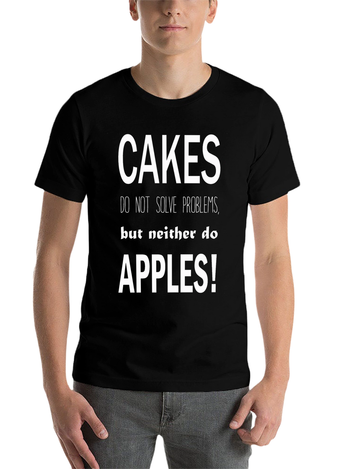 Cakes Apples Funny Graphic Tee
