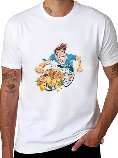 Taco Bicycle T-Shirt - Foodie Bike Rider Tee