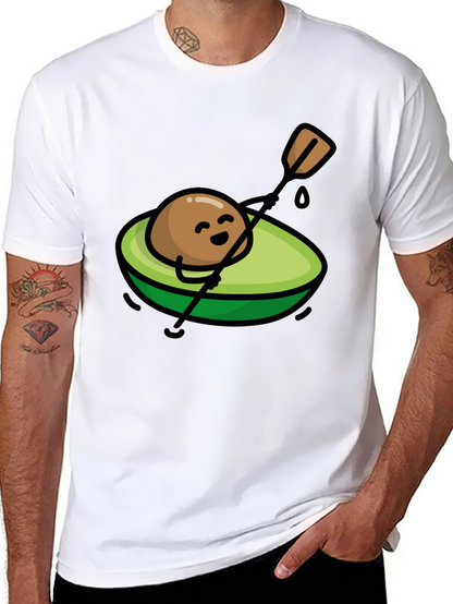 Avocado Kayak T-Shirt - Cute Graphic Tee