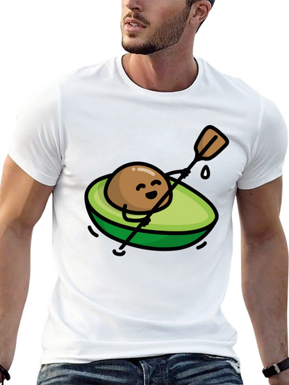 Avocado Kayak T-Shirt - Cute Graphic Tee