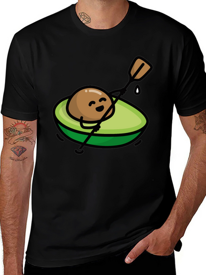 Avocado Kayak T-Shirt - Cute Graphic Tee
