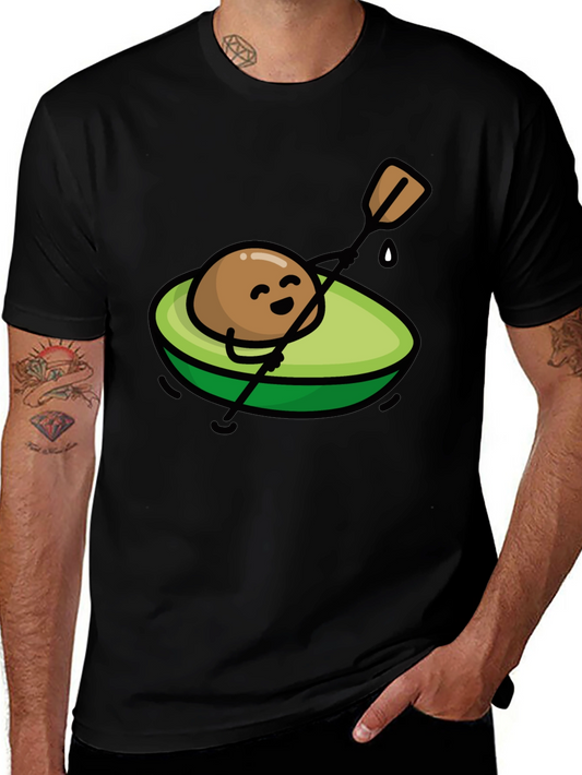 Avocado Kayak T-Shirt - Cute Graphic Tee