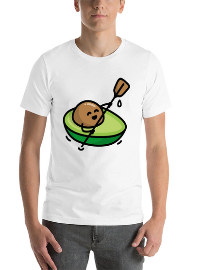 Avocado Kayak T-Shirt - Cute Graphic Tee