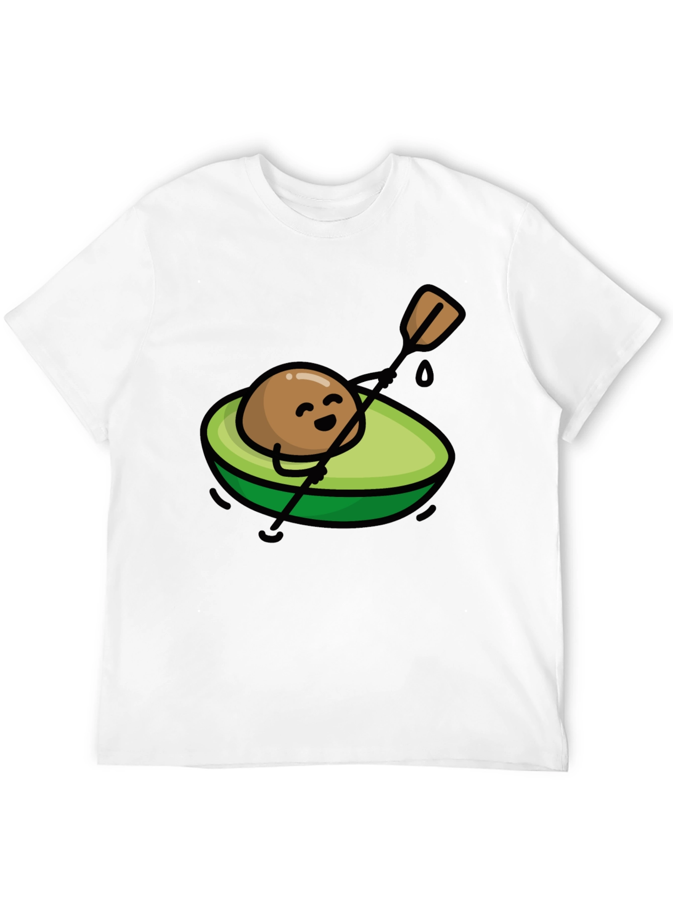 Avocado Kayak T-Shirt - Cute Graphic Tee