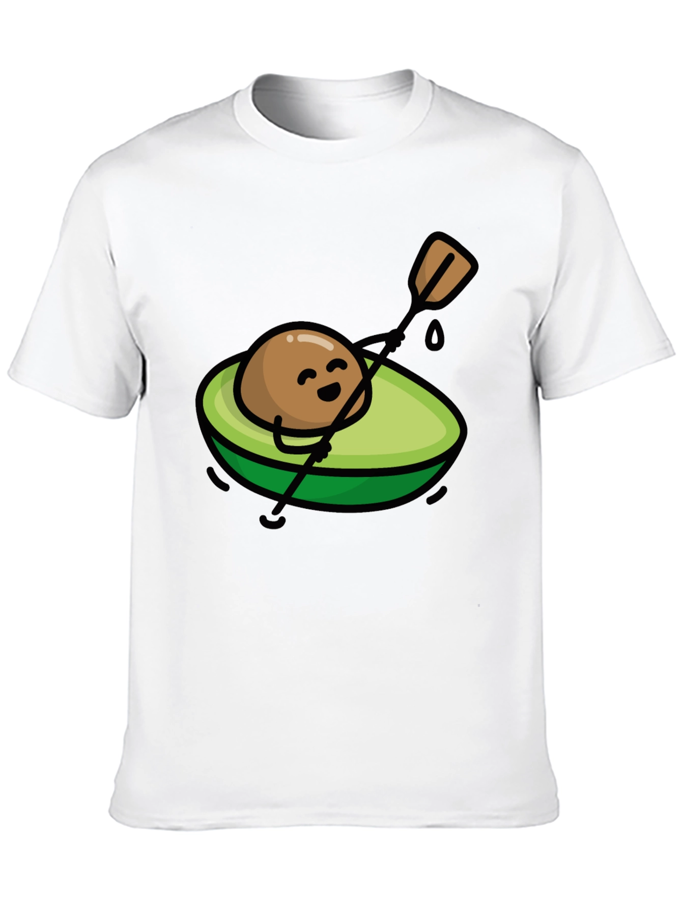 Avocado Kayak T-Shirt - Cute Graphic Tee