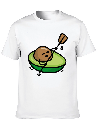 Avocado Kayak T-Shirt - Cute Graphic Tee