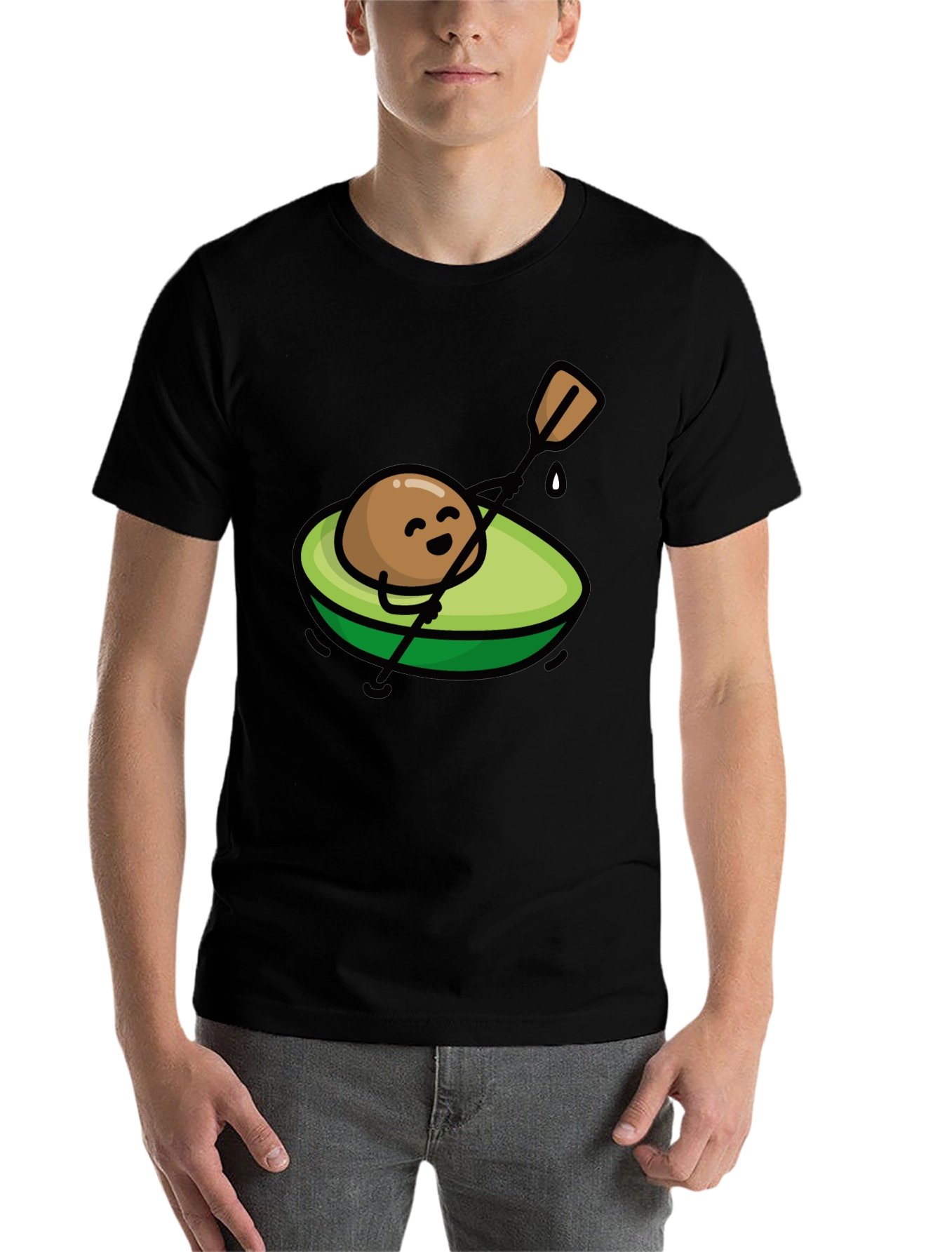 Avocado Kayak T-Shirt - Cute Graphic Tee