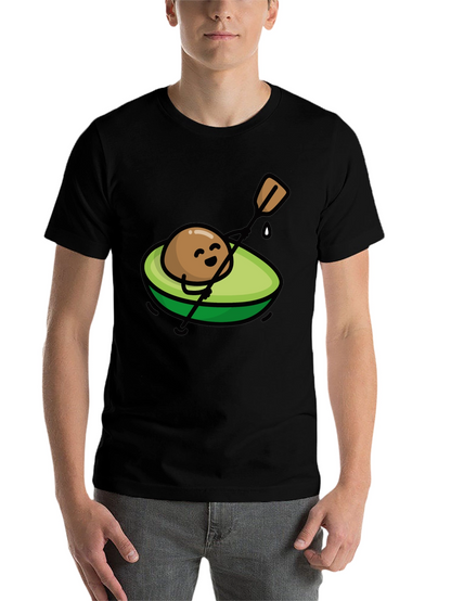 Avocado Kayak T-Shirt - Cute Graphic Tee