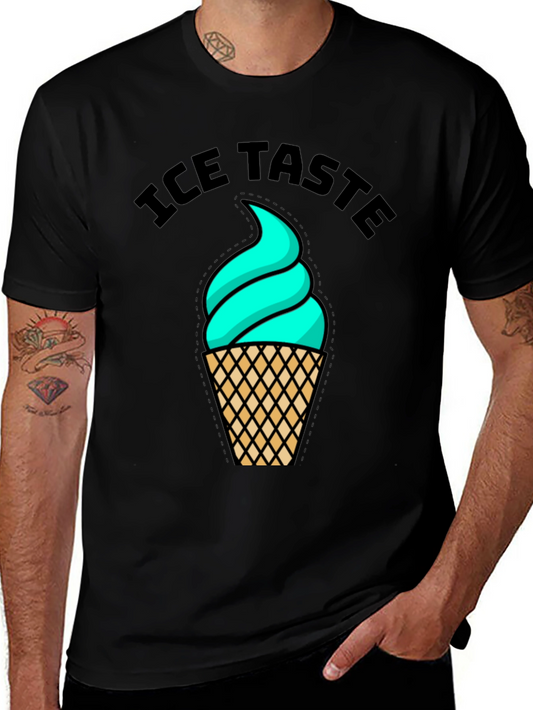Ice Taste Graphic Tee - Cool Comfort Casual Wear