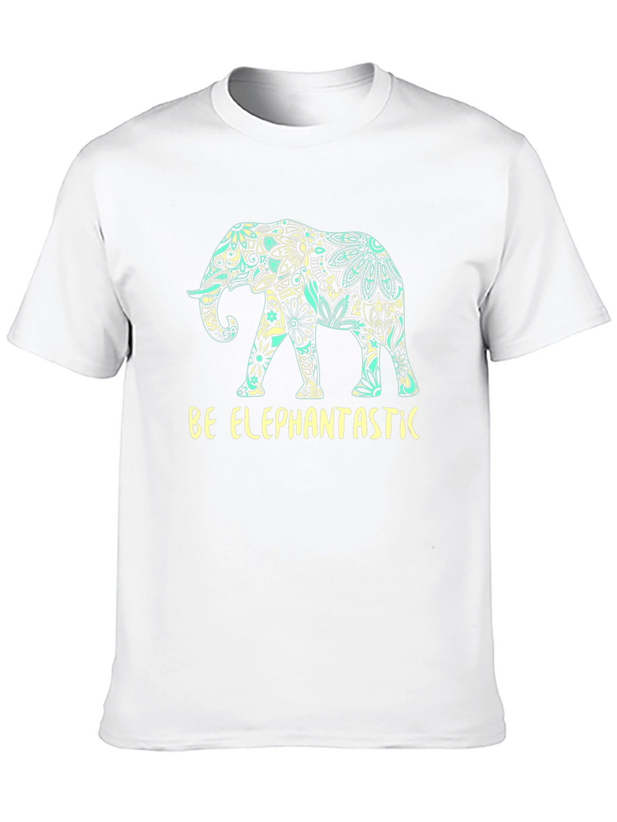Be Elephantastic Black Graphic T-Shirt