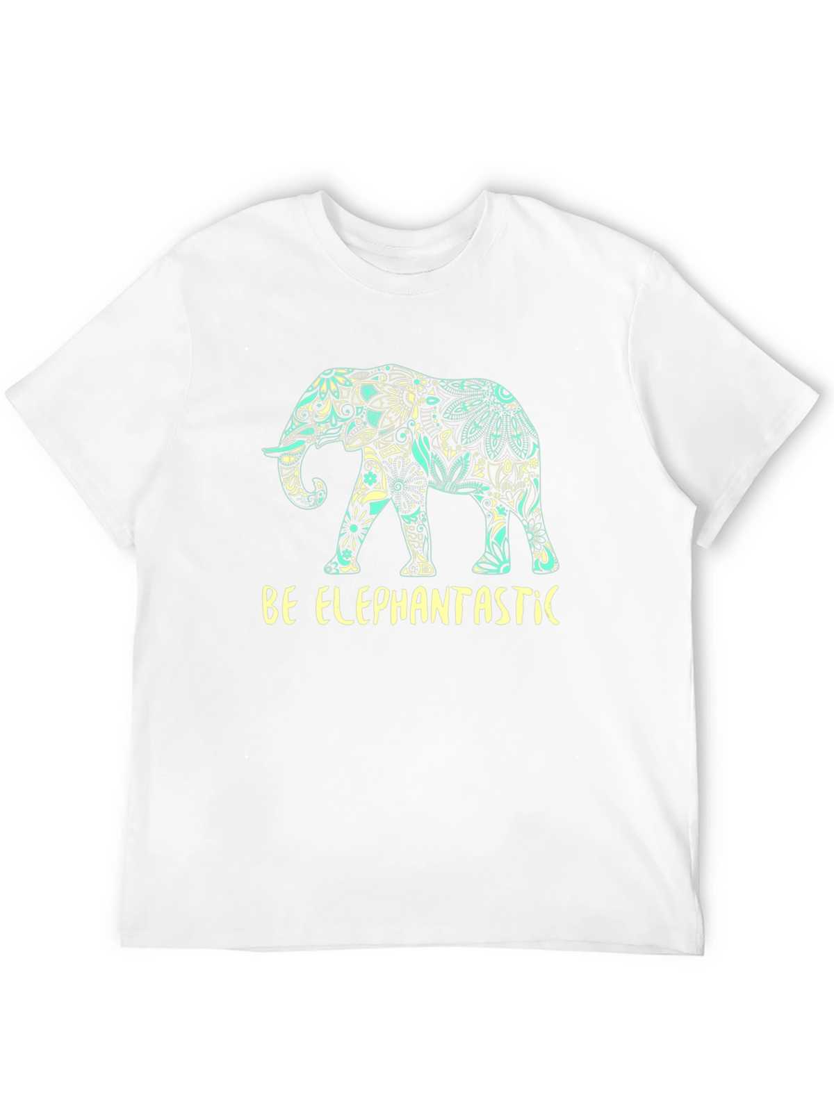 Be Elephantastic Black Graphic T-Shirt