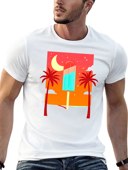 Tropical Popsicle Graphic Tee - Summer Vibes