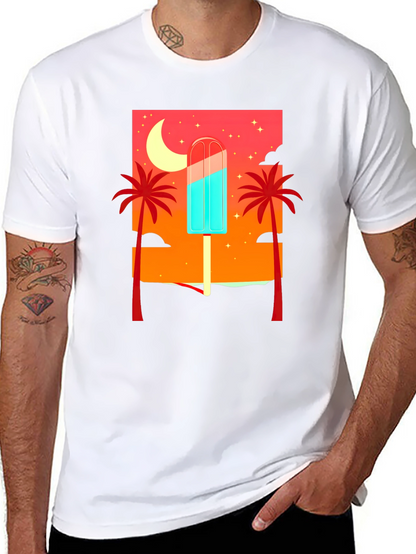 Tropical Popsicle Graphic Tee - Summer Vibes