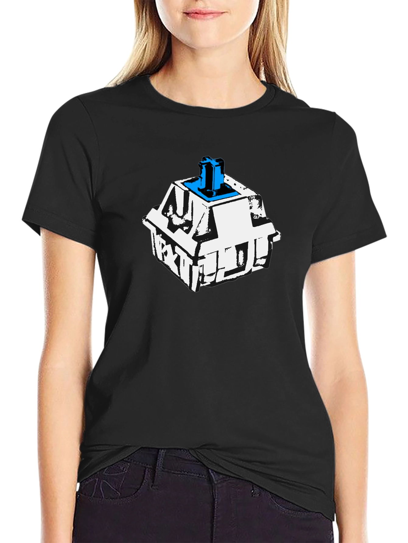 Keyboard Switch Graphic Tee - Cool Tech Shirt