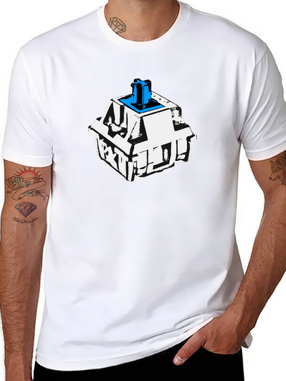 Keyboard Switch Graphic Tee - Cool Tech Shirt