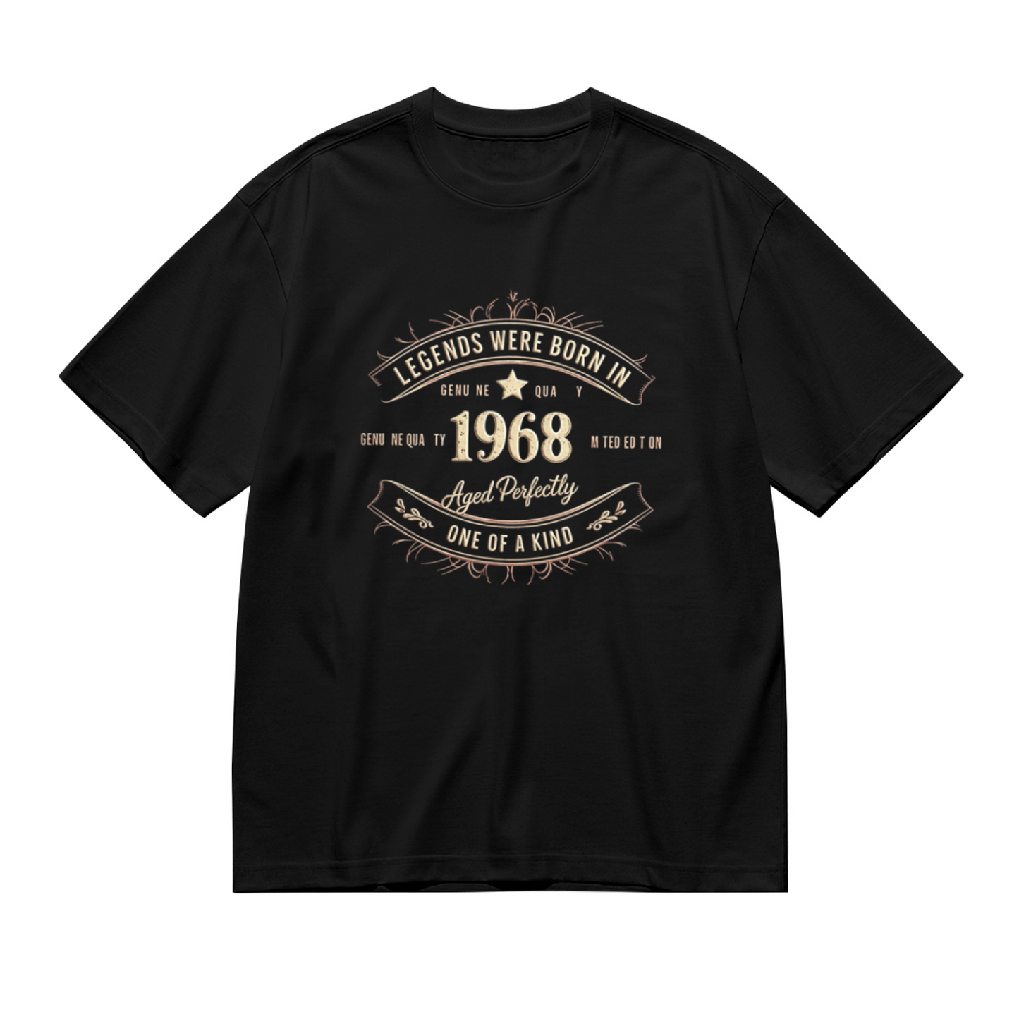 Legends Born In 1968 Vintage Birthday Retro Plus Size Women¡¯s Printed T-Shirt